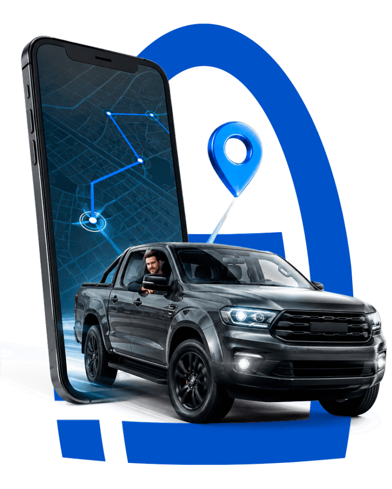 Aplicativo GlobalTrak para rastreamento veicular em tempo real