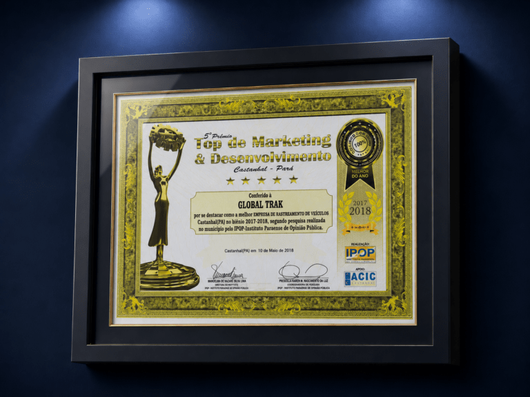 5º Top de Marketing • Melhor empresa de rastreamento • 2017-2018