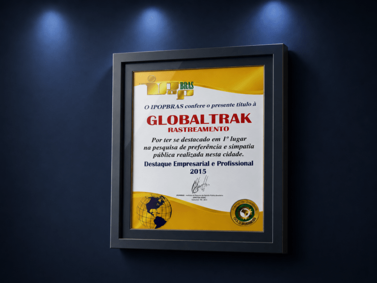 IPOPBRAS — GlobalTrak em 1º lugar em rastreamento, Destaque Empresarial 2015